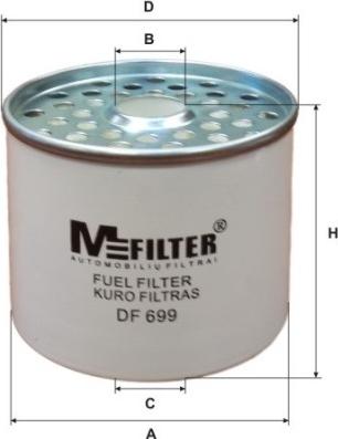 Mfilter DF 699 - Filtre à carburant cwaw.fr