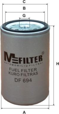 Mfilter DF 694 - Filtre à carburant cwaw.fr