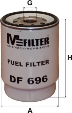 Mfilter DF 696 - Filtre à carburant cwaw.fr