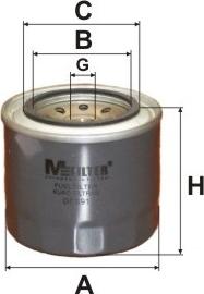 Mfilter DF 691 - Filtre à carburant cwaw.fr