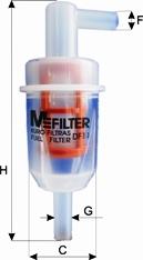 Mfilter DF 11 - Filtre à carburant cwaw.fr