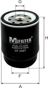 Mfilter DF 3597 - Filtre à carburant cwaw.fr