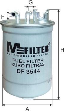 Mfilter DF 3544 - Filtre à carburant cwaw.fr