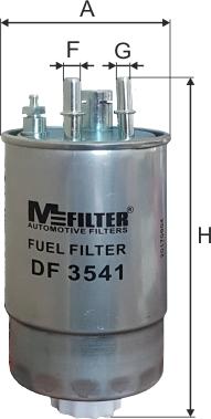 Mfilter DF 3541 - Filtre à carburant cwaw.fr