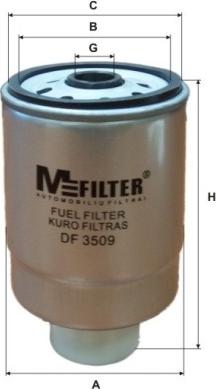 Mfilter DF 3509 - Filtre à carburant cwaw.fr