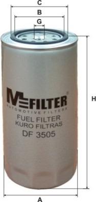 Mfilter DF 3505 - Filtre à carburant cwaw.fr