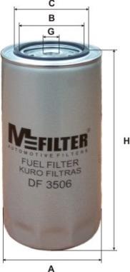 Mfilter DF 3506 - Filtre à carburant cwaw.fr