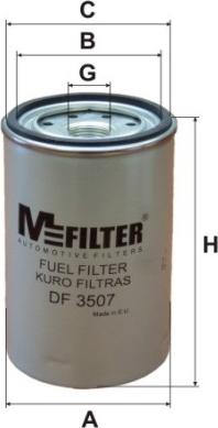 Mfilter DF 3507 - Filtre à carburant cwaw.fr