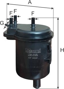 Mfilter DF 3529 - Filtre à carburant cwaw.fr