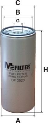 Mfilter DF 3520 - Filtre à carburant cwaw.fr