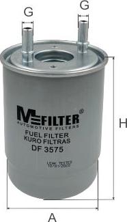 Mfilter DF 3575 - Filtre à carburant cwaw.fr