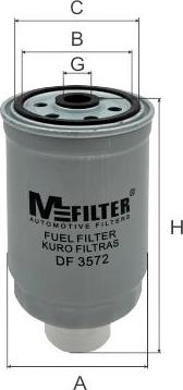 Mfilter DF 3572 - Filtre à carburant cwaw.fr