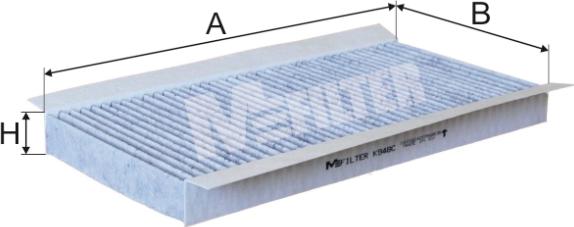 Mfilter K 948C - Filtre, air de l'habitacle cwaw.fr