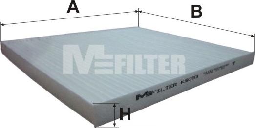 Mfilter K 9093 - Filtre, air de l'habitacle cwaw.fr