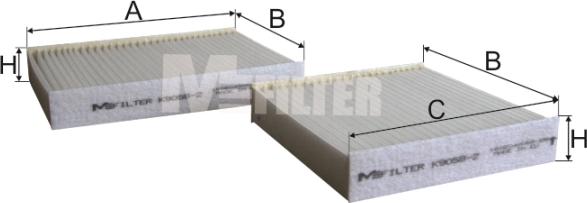 Mfilter K 9058-2 - Filtre, air de l'habitacle cwaw.fr