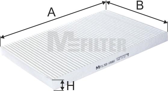 Mfilter K 9060 - Filtre, air de l'habitacle cwaw.fr