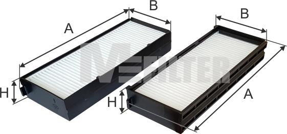 Mfilter K 9063-2 - Filtre, air de l'habitacle cwaw.fr