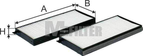 Mfilter K 9062-2 - Filtre, air de l'habitacle cwaw.fr