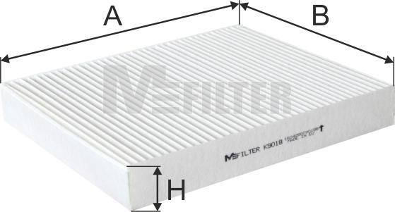 Mfilter K 9018 - Filtre, air de l'habitacle cwaw.fr