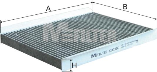 Mfilter K 9035C - Filtre, air de l'habitacle cwaw.fr