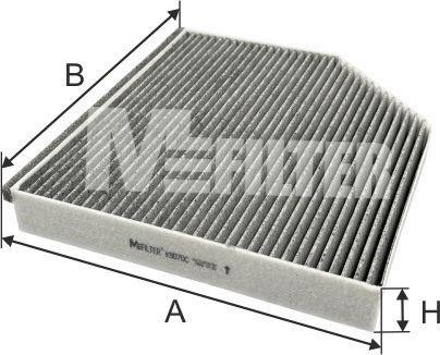 Mfilter K 9070C - Filtre, air de l'habitacle cwaw.fr