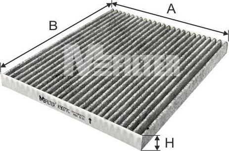 Mfilter K 9077C - Filtre, air de l'habitacle cwaw.fr