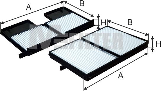 Mfilter K 9145-2 - Filtre, air de l'habitacle cwaw.fr