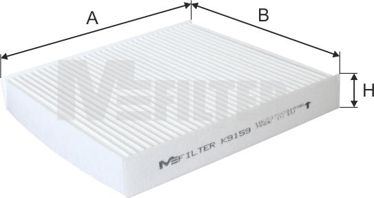 Mfilter K 9159 - Filtre, air de l'habitacle cwaw.fr