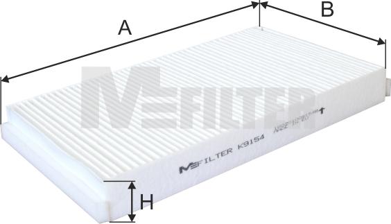 Mfilter K 9154 - Filtre, air de l'habitacle cwaw.fr