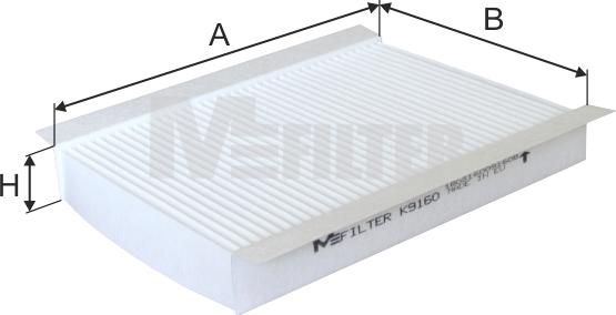 Mfilter K 9160 - Filtre, air de l'habitacle cwaw.fr