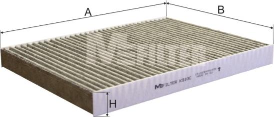 Mfilter K 910C - Filtre, air de l'habitacle cwaw.fr