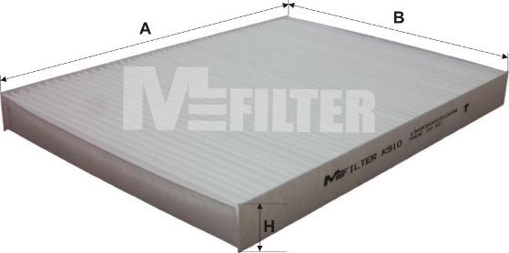 Mfilter K 910 - Filtre, air de l'habitacle cwaw.fr