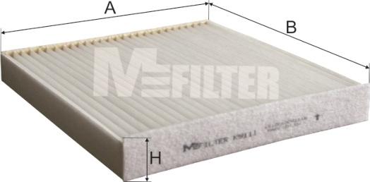 Mfilter K 9111 - Filtre, air de l'habitacle cwaw.fr