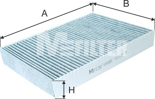 Mfilter K 9183C - Filtre, air de l'habitacle cwaw.fr