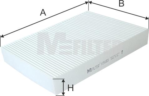 Mfilter K 9183 - Filtre, air de l'habitacle cwaw.fr