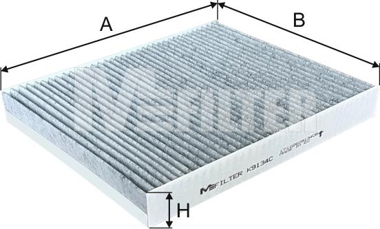 Mfilter K 9134C - Filtre, air de l'habitacle cwaw.fr