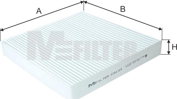 Mfilter K 9133 - Filtre, air de l'habitacle cwaw.fr