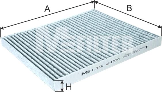 Mfilter K 9127C - Filtre, air de l'habitacle cwaw.fr