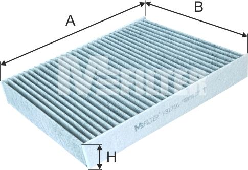 Mfilter K 9171C - Filtre, air de l'habitacle cwaw.fr