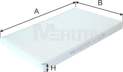 Mfilter K 9173 - Filtre, air de l'habitacle cwaw.fr