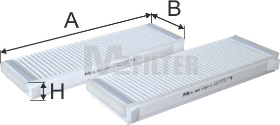 Mfilter K 987-2 - Filtre, air de l'habitacle cwaw.fr