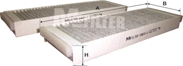 Mfilter K 987C-2 - Filtre, air de l'habitacle cwaw.fr