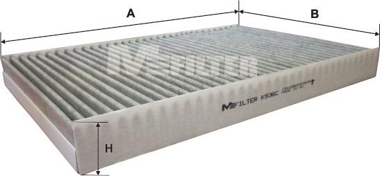 Mfilter K 936C - Filtre, air de l'habitacle cwaw.fr