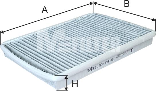 Mfilter K 931C - Filtre, air de l'habitacle cwaw.fr