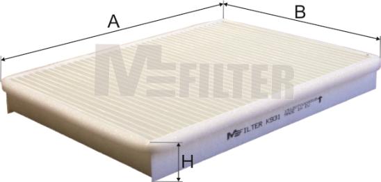 Mfilter K 931 - Filtre, air de l'habitacle cwaw.fr