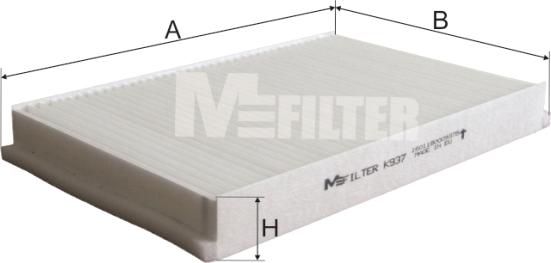 Mfilter K 937 - Filtre, air de l'habitacle cwaw.fr