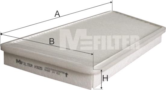 Mfilter K 925 - Filtre, air de l'habitacle cwaw.fr