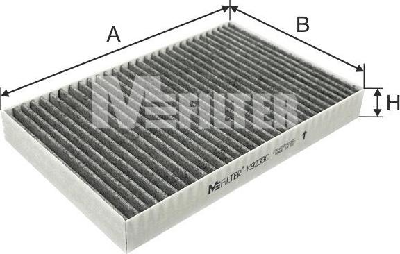 Mfilter K 9238C - Filtre, air de l'habitacle cwaw.fr