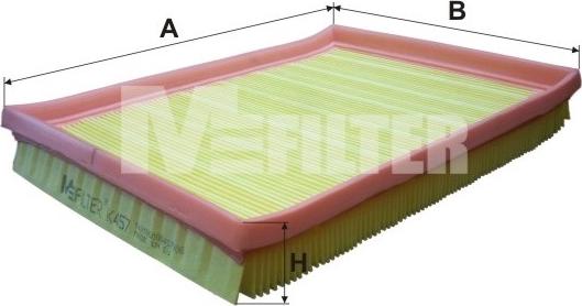 Mfilter K 457 - Filtre à air cwaw.fr
