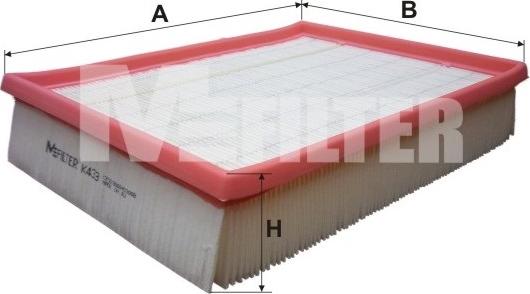 Mfilter K 433 - Filtre à air cwaw.fr